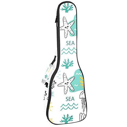 Sac de rangement pour ukulélé soprano concert robuste rembourré 10mm