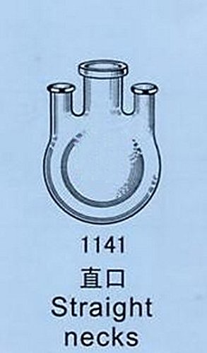 GOWE 50000ml 14*3 JOINT 3-neck Round Bottom STRAIGHT NECKS Flask Lab Glassware