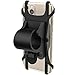 2020 - Supporto per telefono da bicicletta, con rotazione a 360°, rimovibile, con base in silicone anti agitazione, per iPhone Max Xr Xs X 11, 8, 7 Plus, Samsung S20, ecc. da 4.5" a 7", colore: nero