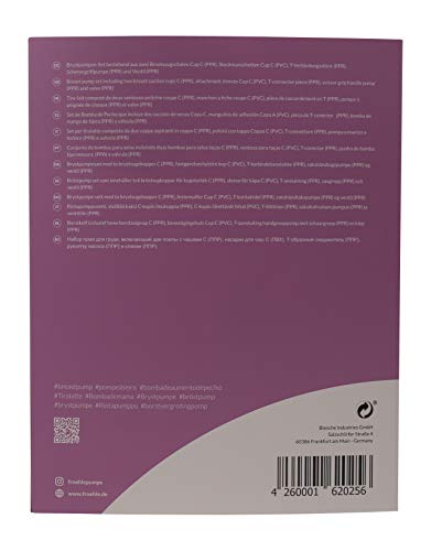 Fröhle BP007 Brustpumpe Duo Cup C mit Scherengriffvakuumpumpe für größere Brüste