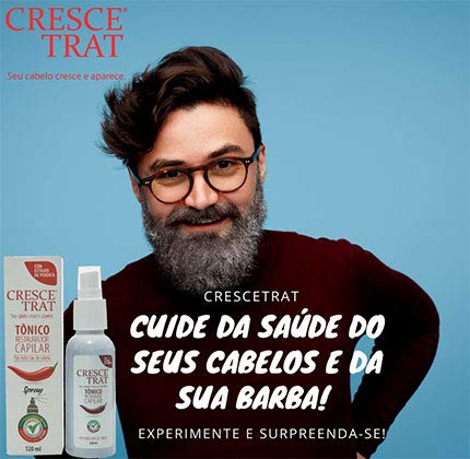 Tônico para queda de cabelo Crescetrat