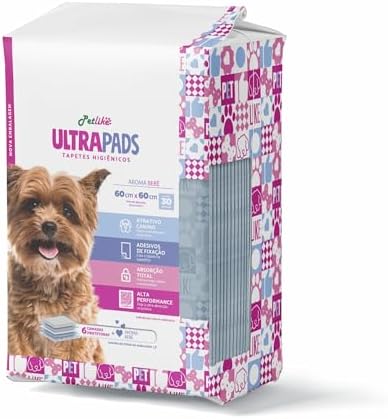 Tapete Higiênico Premium para cães Petlike Ultrapads Aroma Bebê 6...