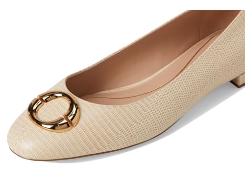 Cole Haan Cole Haan Women's Skylar Ballets, Oat Lizard Print Leather, 9.5-B US