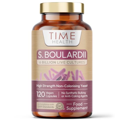 Saccharomyces Boulardii - 6 Billion CFU - Vegan - 120 Caps - UK Made