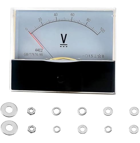 Ampèremètre analogique 44C2 DC pour tableau de commande atelier bricolage