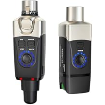 Xvive U3 Wireless Microphone System 2.4GHz Wireless XLR Transmitter and Receiver for Dynamic Microphone, Audio Mixer, PA System U3 Dynamic