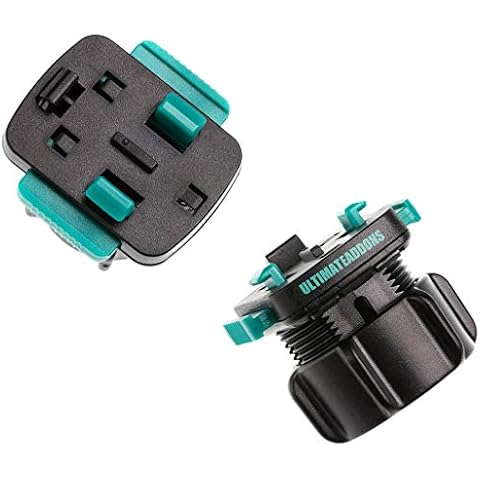 Ultimateaddons 25mm to 3 Prong Adapter V2 with Push Buttons fits 1" and 25mm Ball Mount Attachments Cover