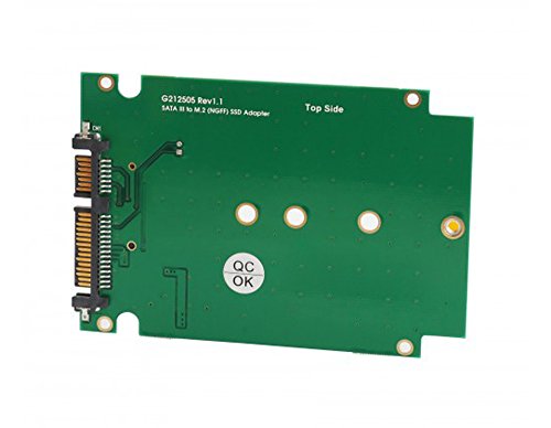 Adaptador 2.5" SATA III a M.2 B-Key SSD con carcasa aluminio miniatura 6