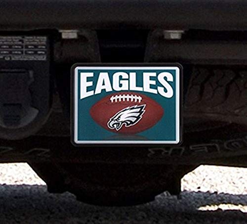Stockdale Philadelphia Eagles PV Plastic Universal Bumper Trailer Auto Hitch Cover Football