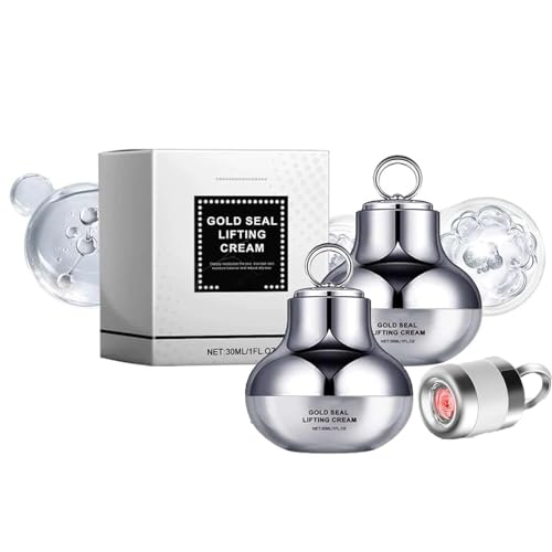 Crema Facial de Masaje Eléctrico – Hidratante y Masajeador Facial 2 en 1, Crema de Masaje Facial, Reafirma y Suaviza las Líneas de Expresión, Antiarrugas, para Hombres y Mujeres Ocupados (2Pcs)