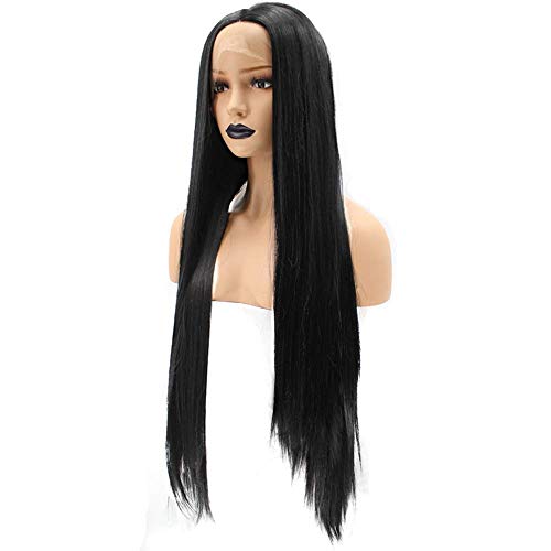 Perruque longue noire pour changer de style de coiffure en un instant - 3