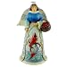 Enesco Jim Shore Heartwood Creek Winter Angel with Cardinal Figurine, 7.25-Inch