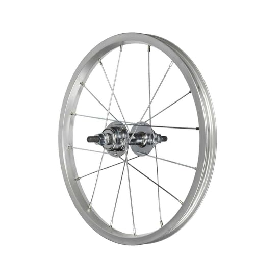 Rueda de llanta Trasera para Bicicleta de niño/a de época, 16 x 1,75, de Aluminio, 1 Velocidad, Cierre con Tuerca