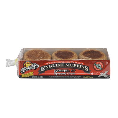 Food For Life, Sprouted Whole Grain English Muffin, 6 Count