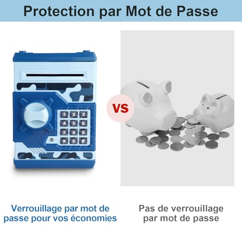 Tirelire électronique enfant à installer dans la chambre pour ranger son argent - 7