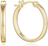 14K Gold Earrings for Women Gold Hoop Earrings for Women Dainty Hoop Earring for Womens Sleek Chic Womens Hoops Earring