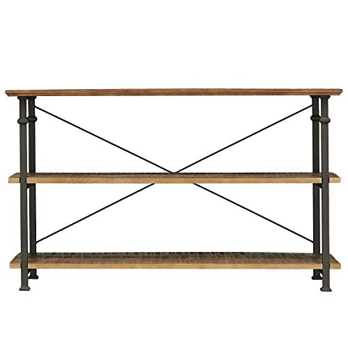 Lexicon Milligan Wood Sofa Table, 62" X 18", Rustic Brown #TOP1