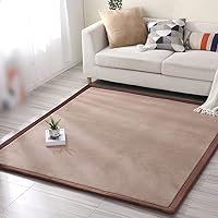 Amazon｜低反発 200x240cm ラグ 洗える グレージュ ラグマット