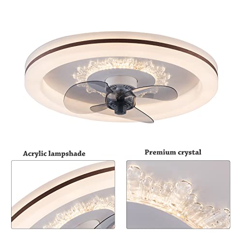 Ventilateurs de plafond design de 22 pouces avec éclairage modulable - 8