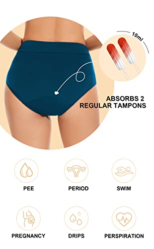 Image of OVRUNS Period Swimwear Leakproof Swim Bikini Bottoms for Teens,Girls,Women