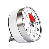 ⏰【Intelligente Energieeinsparung】: Mechanischer Innenkern, keine Batterie erforderlich. Verabschieden Sie sich von häufigem Batteriewechsel, umweltfreundlich und sparsam, langlebig und genauer. Geeignet für Klassenzimmer, Wohnungen und Büros. Dies ist ein ausgezeichneter Küchentimer, Sporttimer, Eieruhr, Ofentimer, Klassenzimmertimer, Spieltimer usw.