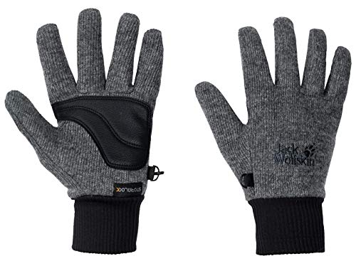 Jack Wolfskin Erwachsene Unisex Stormlock Knit Handschuhe, phantom, L, 1900923