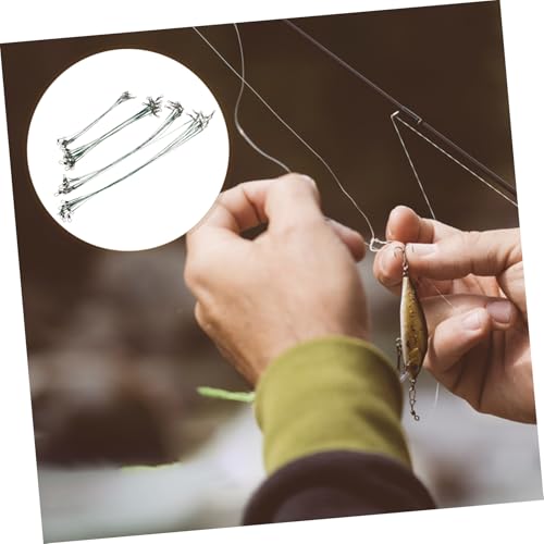 VICASKY 40 piezas líderes de acero para pesca miniatura 7