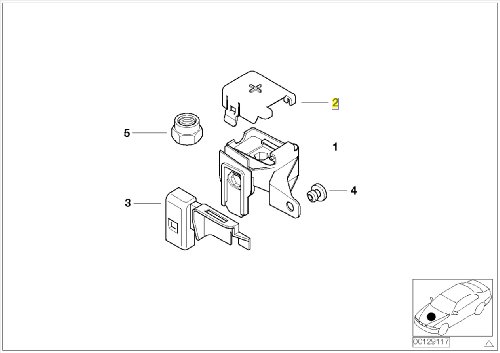 Evita cortocircuitos con la tapa de borne positivo BMW E36 E46 61138371011 2