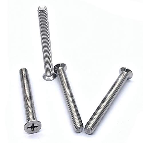 Vis à tête fraisée M6x55mm inox A2 cruciforme pour vos assemblages mécaniques
