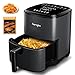 Freidora sin Aceite 3.8L, Freidora Aire con Tiempo y Temperatura Ajustable, Air Fryer con Panel Táctil 8 Programas, XXL Airfryer Pantalla LED Táctil, 1200W