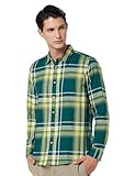 Pepe Jeans Men Cotton Regular Fit Checked Shirts Yellow, Large Amazon Deal