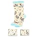 Women's Cute Chicken Rooster Egg Socks, Novelty Crazy Funny Farm Socks