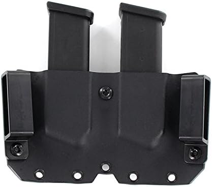R&R Holsters: OWB - Kydex Double Mag Holster for Glock 17,19,22,23,25,26,27,28,31,32,34,35,41-19X,17,19,26 Gen5 - GEN 3,4,5 Compatible - Outside The Waistband