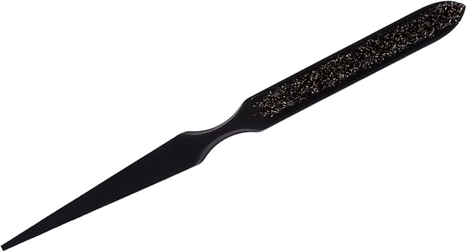 Cepillo de peinar de plástico negro para peinado portátil miniatura 3