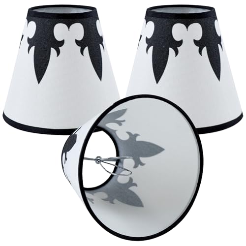 TAaMTYH Small Lampshades Set of 3,For Cutting on Bulb,Fabric Lampshade