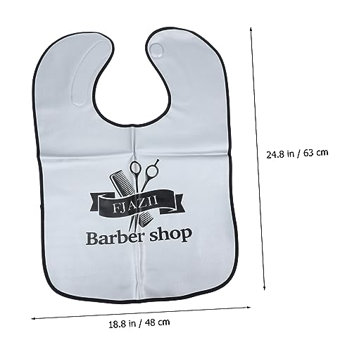 FRCOLOR Xale De Tintura De Cabelo Avental À Prova De Água Vestido Formal Preto Capa De Cabelo Gola D