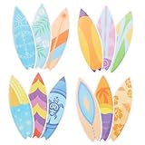 Décorations de tableau d'affichage d'été : motifs de planche de surf chics, uniques et intéressants, légers et portables, très pratiques à transporter, autocollants esthétiques