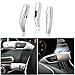 Accessoires de voiture d'intérieur For Mercedes Benz C GLC E CLA GLA Classe W205 W213 3pcs / set Chrome Essuie-glace Levier de vitesses de croisière Paillettes Couvre cadre autocollant Garniture