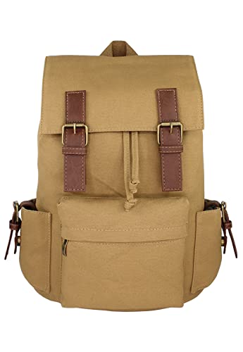 Mochila Lenna's Lona Vintage 085 Caqui