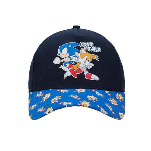Sonic The Hedgehog Sonic & Tails Youth Blue Traditional Adjustable Hat2
