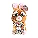 lhtczzb 23Cm Feisty Pets Juguetes De Peluche De Felpa Angry Animal Doll Gift Pink Bunny Rabbit