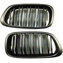 Car Front Hood Kidney Grille Grill Replacement for BMW E39 518 520 523 525 528 530 19992004 Auto Bonnet Grill