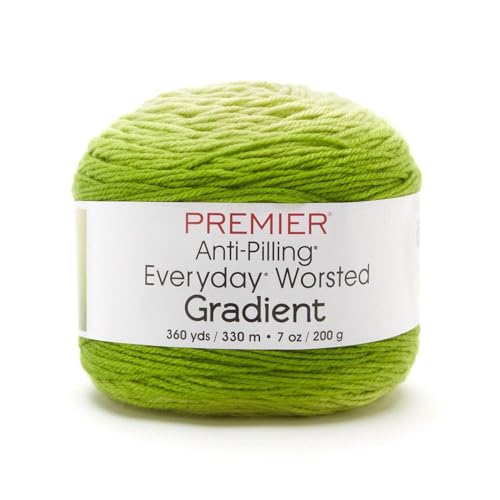 Anti-Pilling Everyday Worsted Gradient 2115-01 Green Tones