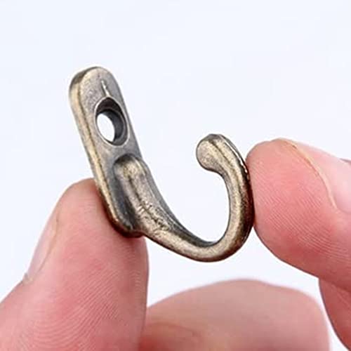 Dd-Life 30Pc Vintage Bronze Wall Mounted Single Hook Hangers ，Door Hooks,Wall Hooks Hooks For Hanging With 30 Pieces Screws For Jewelry, Keys, Hats And Other Small Items. #TOP3