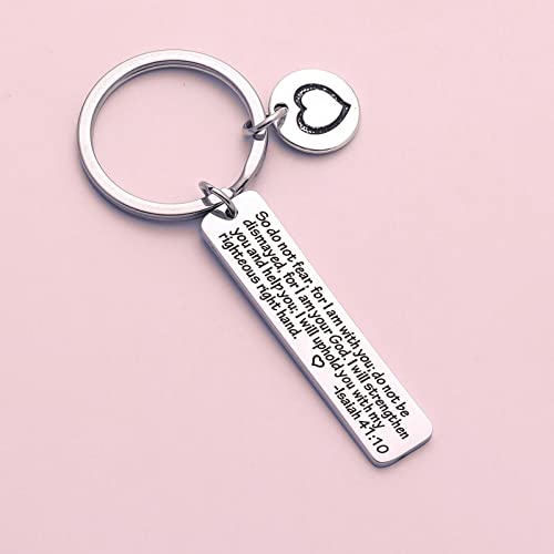 Dzosw Baptism Jewelry Bible Verse Gift Christian Gift Communion Gift Religious Keychain Godmother Keychain Motivational Keychain Easter Key Chain Christmas Jewelry Religious Jewelry Baptism Keychain #TOP4