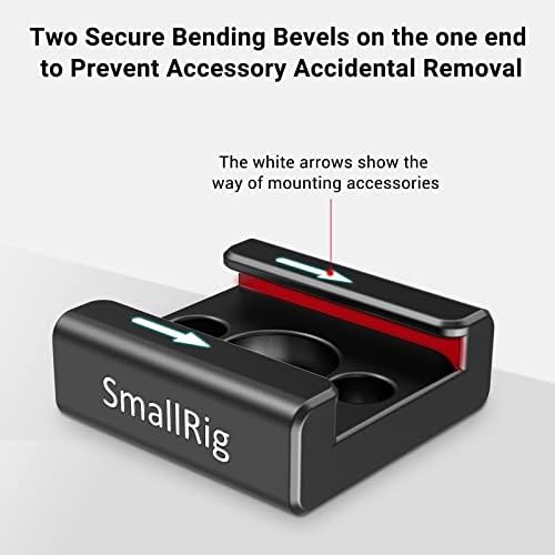 SMALLRIG Uchwyt do zimnej stopki (2 szt.) Adapter gorącej stopki z gwintem 1/4 do klatki aparatu -2060
