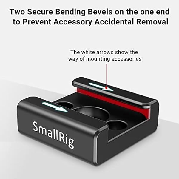 SMALLRIG Cold Shoe Mount Cold Shoe Mount 2 шт. Адаптер горячего башмака с резьбой 1 4 к корпусу камеры - 2060