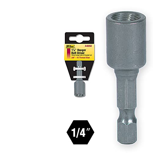 Image of IVY Classic 44692 3 /8 inch-16 Hanger Bolt Driver, Impact Plus, 1 /Card