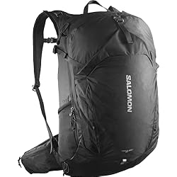 SALOMON Trailblazer 30 Mochila de Senderismo Unise...: Versión actualizada del Trailblazer 30 litros de almacenamiento, nuevo bolsillo para objetos en la espalda y bolsillos laterales elásticos para tener tu material cómodamente al alcance de la mano para todo, desde travesías de un día hasta desplazamie...