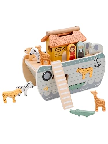 wunderwunsch smallfoot Arche Noah personalisiert Taufgeschenk, Geschenk...